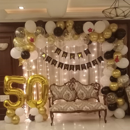 Elegant Birthday Decoration, Balloon Decoration in Mumbai